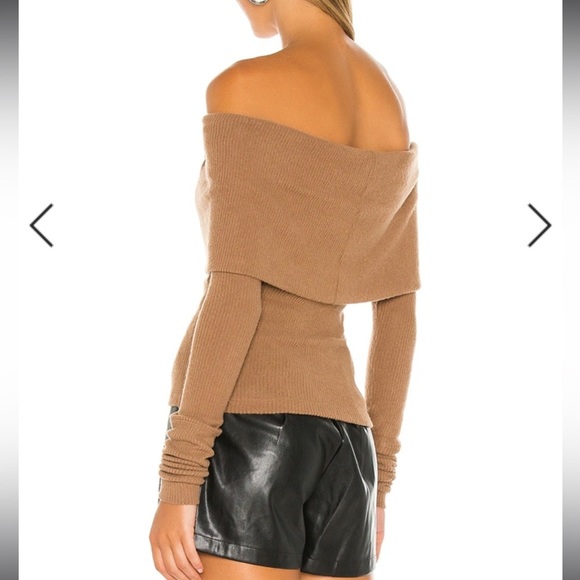 We the Free Vintage Bronze Snowbunny Off the Shoulder Long Sleeve Tee - Picture 5 of 15